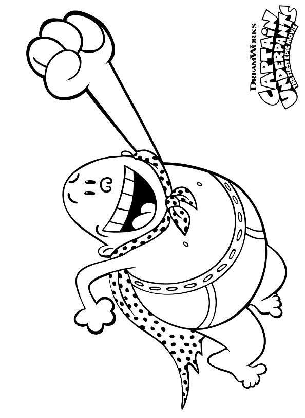 Kids-n-fun.com | 5 coloring pages of Captain Underpants